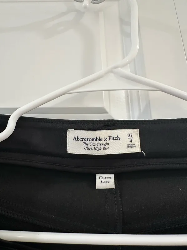 Abercrombie Curve Love Leather Pants - Image 3