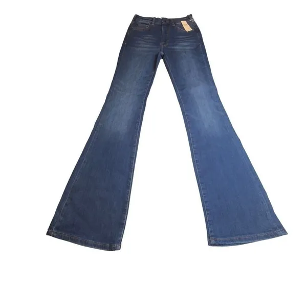Anthropologie Pilcro Letterpress The Icon Flare Denim Jeans $148 High Rise NWT - Image 5