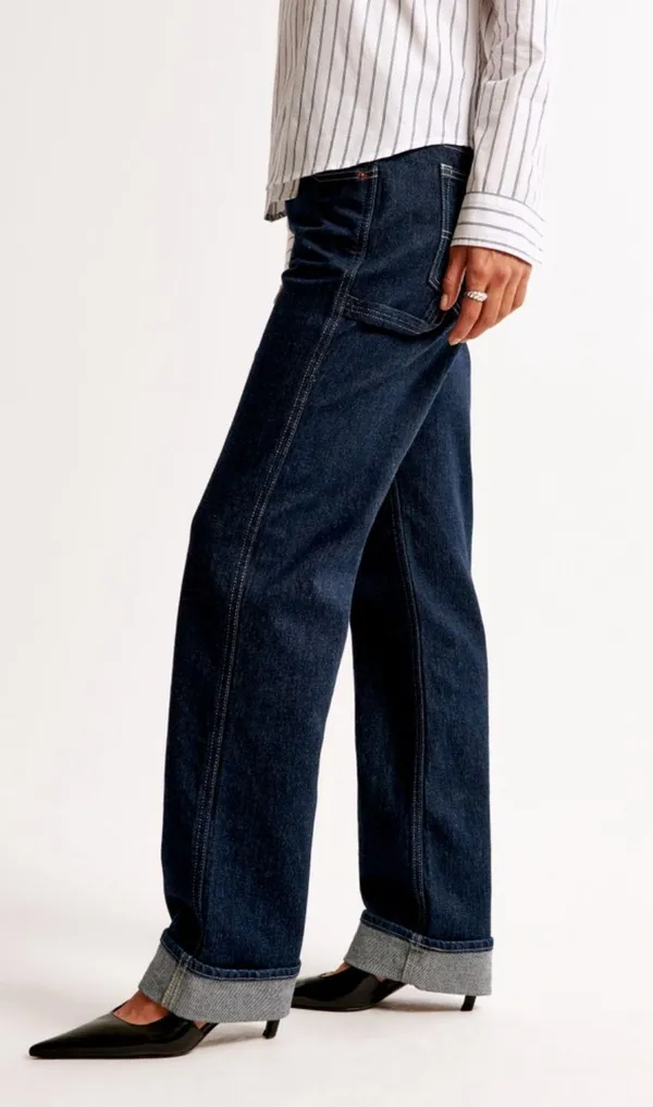 Abercrombie Baggy Low Rise Jeans - Image 2