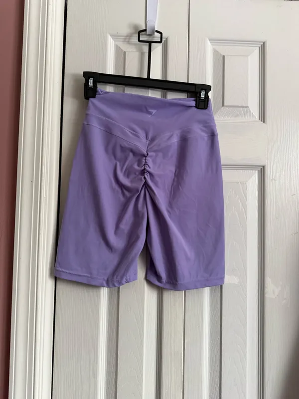 Gymshark x Whitney Simmons lilac purple Biker Shorts - Image 6