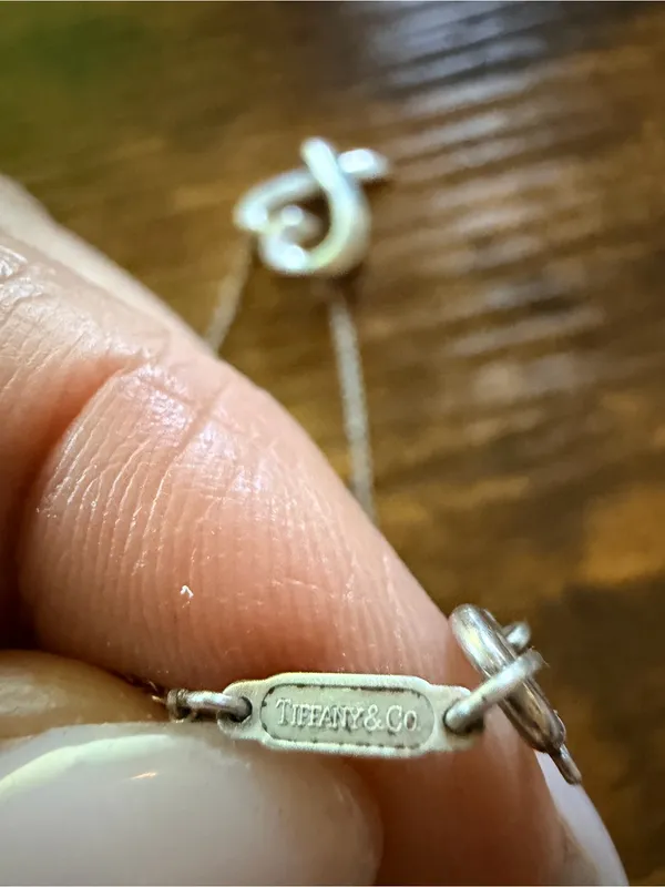 Tiffany & Co. Sterling Silver Paloma Picasso Loving Heart Necklace - Image 3