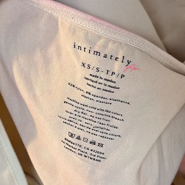 FREE PEOPLE Low Back T-Shirt in Pink Tint Size X-Small/Small - Image 7