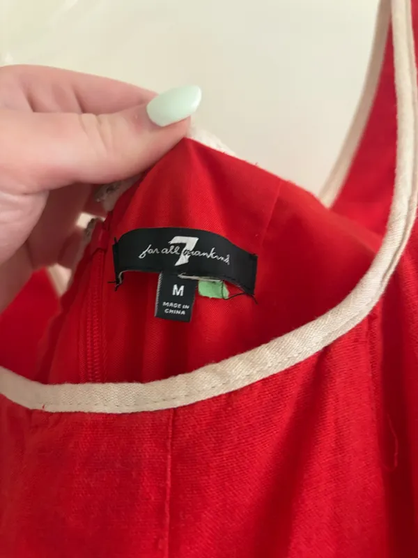 Red Max Dress Size M - Image 2