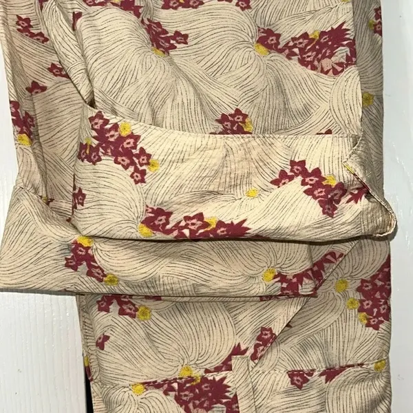 Zara Printed Cuffed Hem Mid-Rise Dress Pants(Size Small) - Image 8