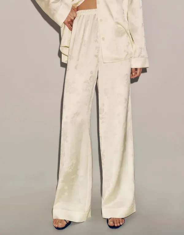 Reformation ivory Ella silk set - Image 2