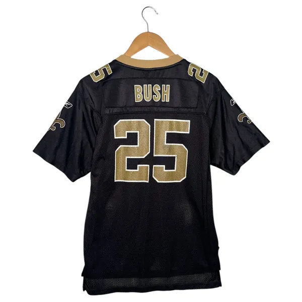 VTG Reggie Bush 25 Jersey Womens Extra Large Black New Orleans Saints NFL 2000s - Image 2