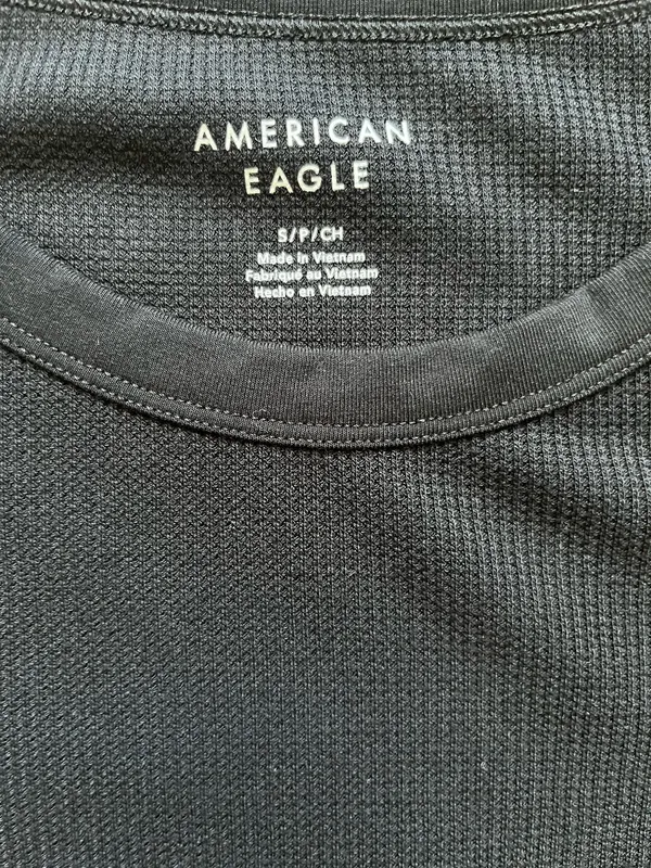 American Eagle Waffle Baby Tee - Image 2