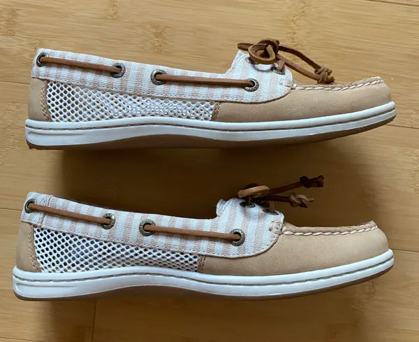 Sperry Top-Sliders Boat Shoes Tan - Image 4