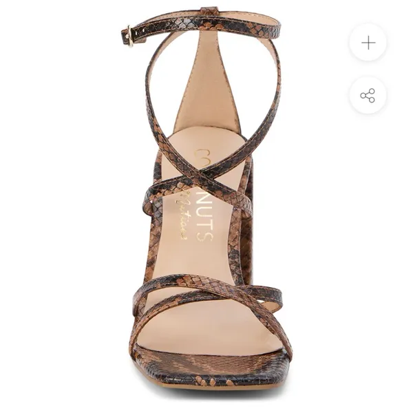 Coconuts by Matisse Brown Snake Print Heels - Image 6