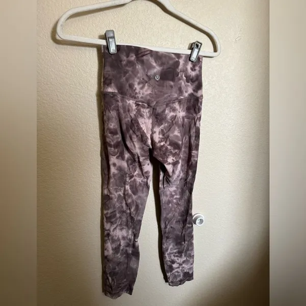 Lululemon Align High-Rise Crop 23" Diamond Dye Mink Bery‎ Lunar Rock Shadow Grey - Image 8