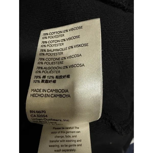 Free People Ruby Jacket Washed‎ Black Oversized Women's Size Small - Image 14
