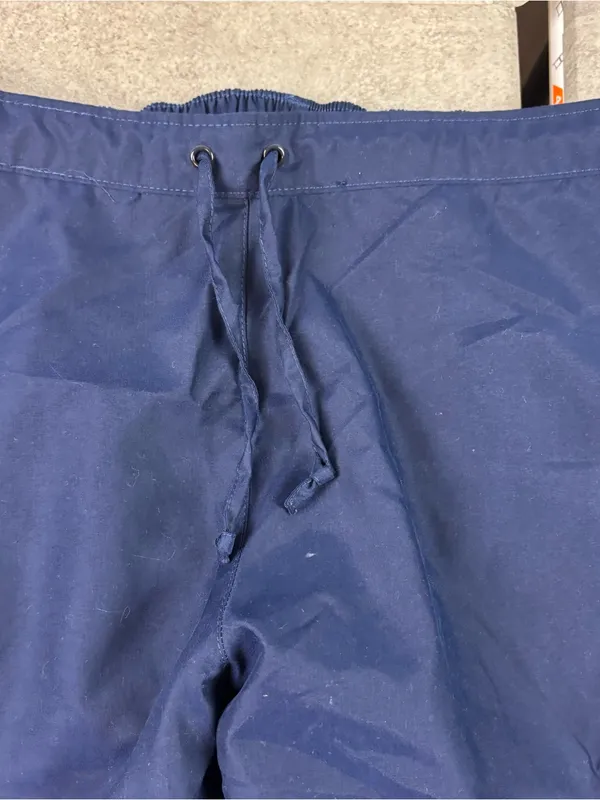 Y2k navy adidas womens baggy capri track pants - Image 3