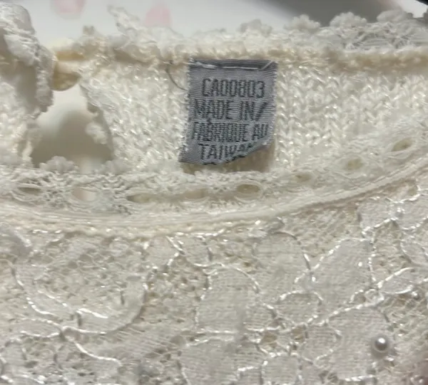 Vintage Taiwan Knit White - Image 5