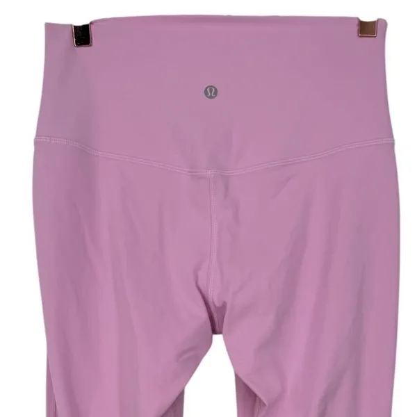 Lululemon Women's Align High Rise Pant 28" Pink Yoga Leggings LW5ECIS Size 8 - Image 8