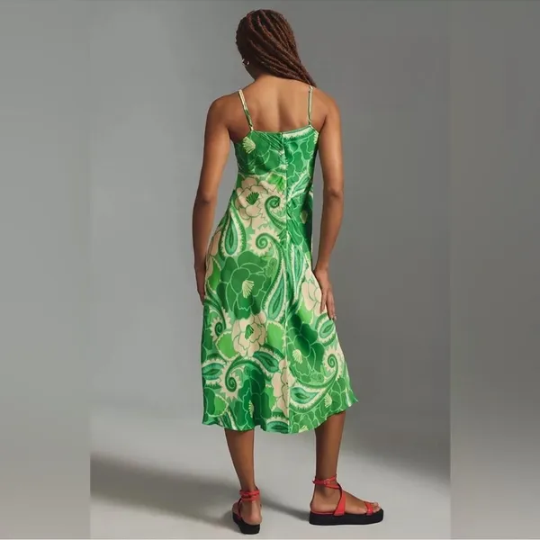Anthropologie Farm Rio Tropical Groove Circle Cut Out Midi Dress Small - Image 2