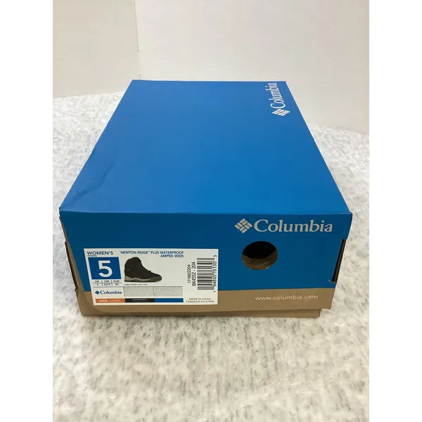 Columbia Newton Ridge Plus Waterproof Amped Wide‎ Hiking Boots Timber Cinder 5W - Image 4