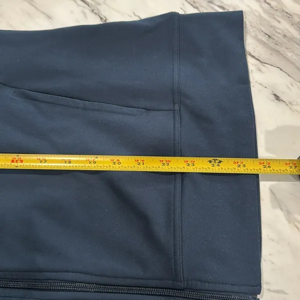 Athletic Works navy Bomber Jacket with Bright Stripes plus size - Image 11