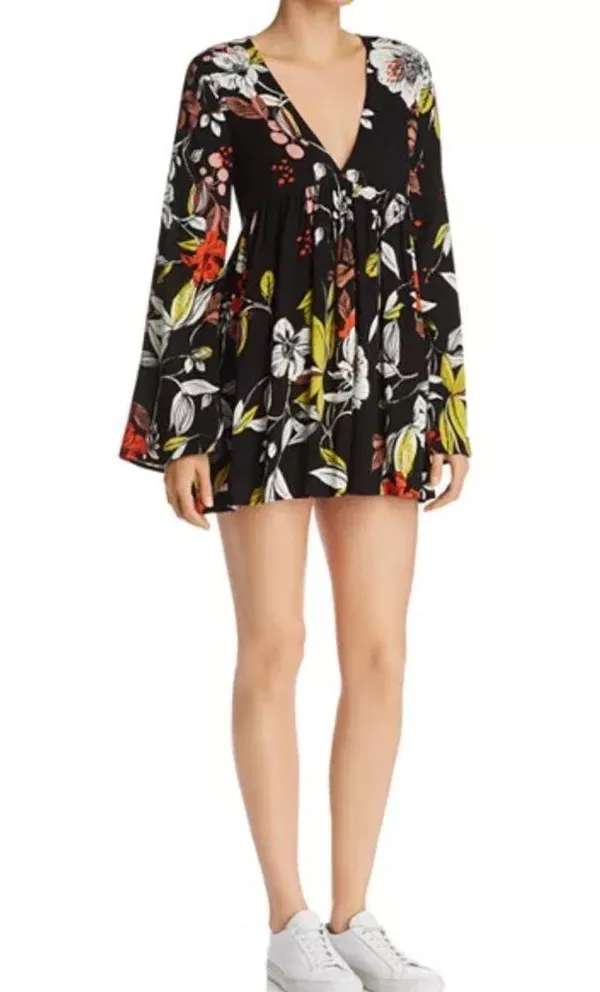 FREE PEOPLE Bella Floral Print Tunic/Dress - Image 4