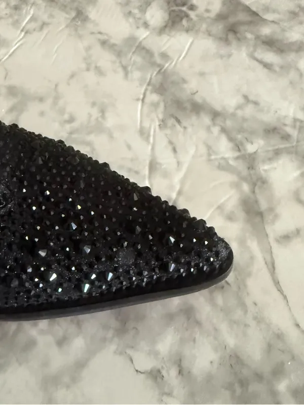 Jessica Simpson Black Crystal Western Ankle Boots - Image 10