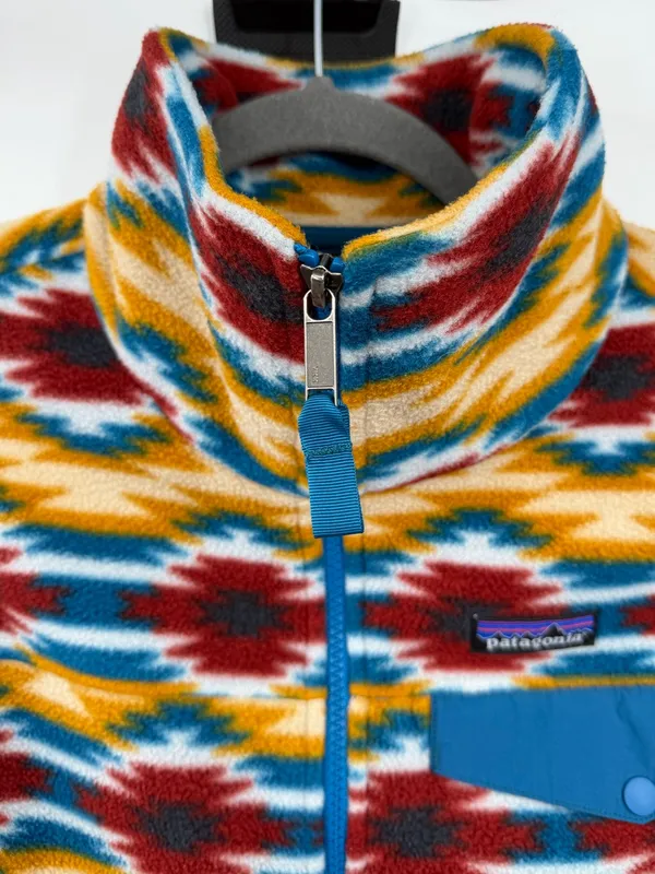 Patagonia Synchilla Snap-T Vest Women S Wild Desert Prairie Gold Aztec - Image 4