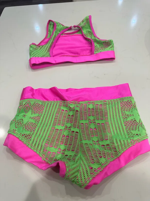Kandi Kouture Dance Set Green Size XXS - Image 2