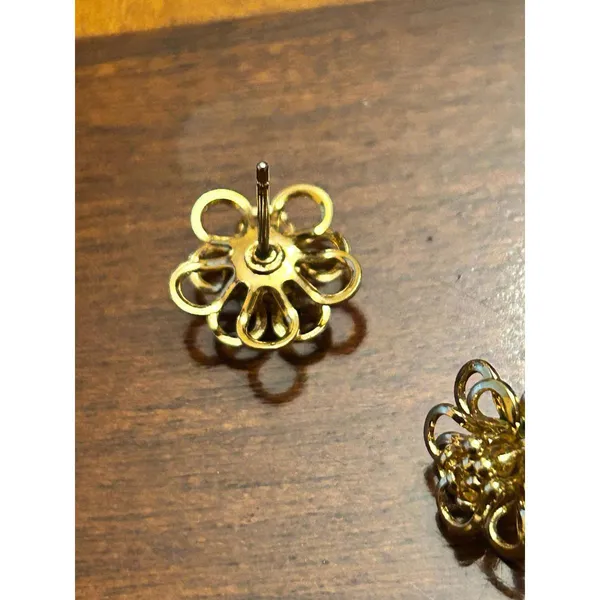 Vintage fashion jewlery earrings pin 3 pairs - Image 4