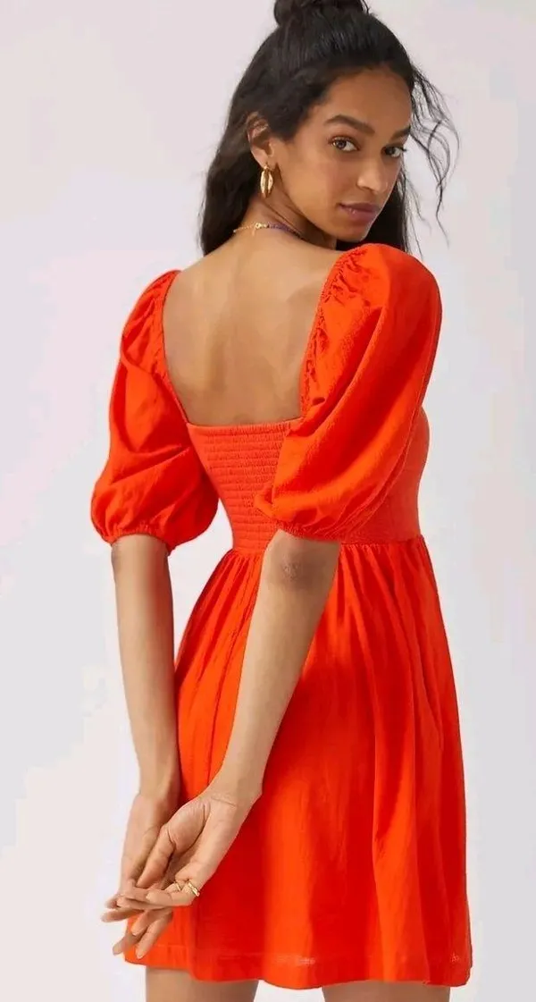 Anthropologie Maeve Sweetheart Mini Dress Size Xs - Image 3