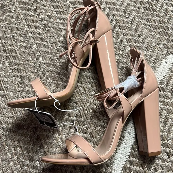 Charles Albert lace up heel Sz 8 - Image 5