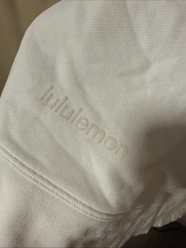 lululemon athletica White Crewneck Sweatshirt 25" p2p 29" long - Image 3