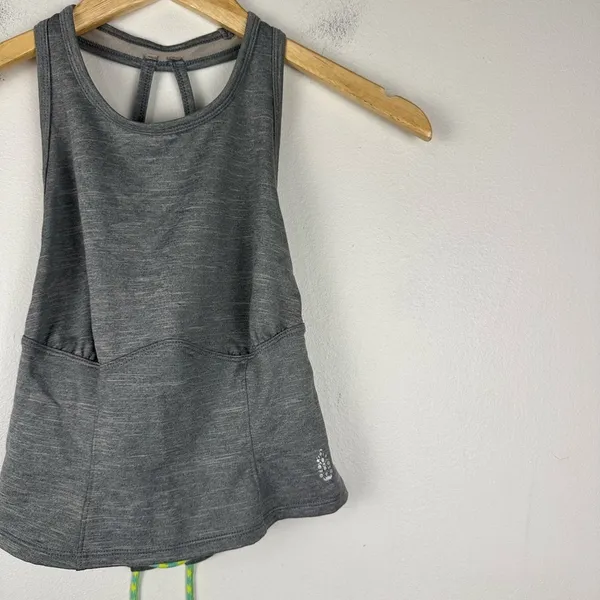 Free People‎ Movement Lace Up Halter Neck Sport Crop Top Tank Women’s Sz XS - Image 4