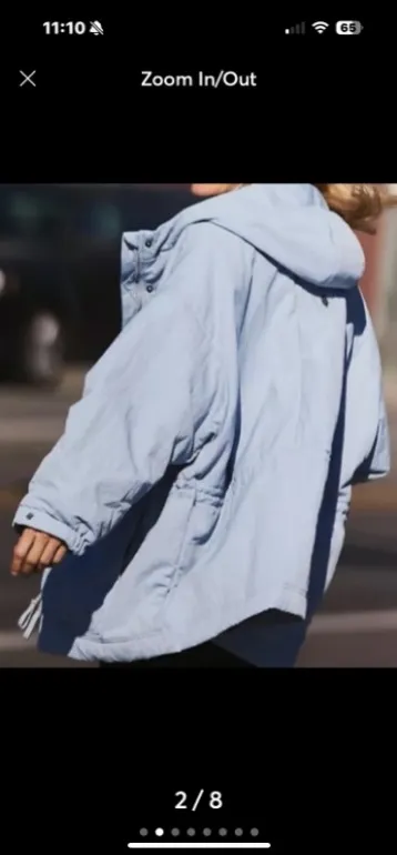 Free People Movement Billie Boxy Insulated Lightweight Hooded Jacket. Size M/L - Image 2
