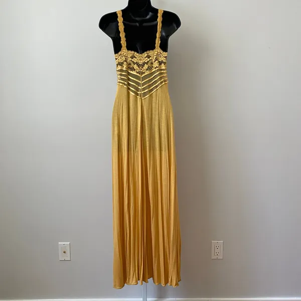 La Perla 2 Luxury‎ Silk Nightgown & Robe Set Lace Halter Maxi Lingerie Italy - Image 10