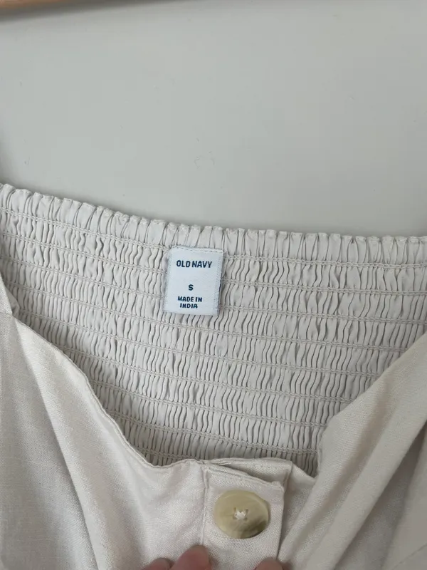White Maxi Dress Size M - Image 2
