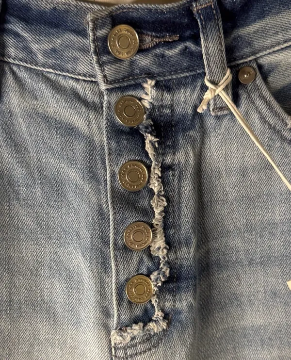 KanCan Light Blue Flare Jeans with Distressed Details item 17 - Image 6