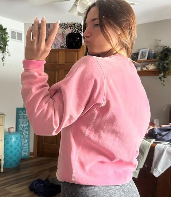 Champion Vintage  sweatshirt pink - Image 2