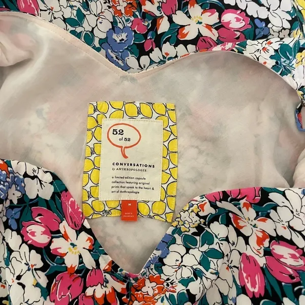 ANTHROPOLOGIE Colloquial Bias Conversations 52 of 52 Midi Slip Patchwork Medium - Image 11