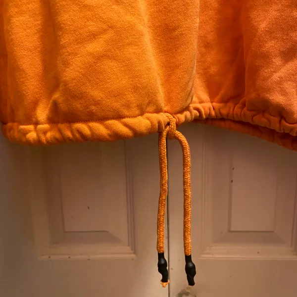 Sacramento Cinch Bottom Pullover Orange Size XL - Image 3