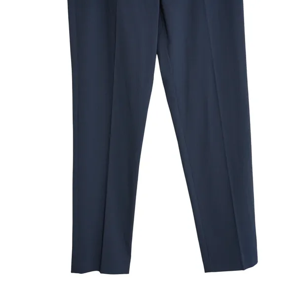 Tahari ASL Women's Size 4 Dress Pants Navy Blue Straight Leg Trousers Career - Image 3