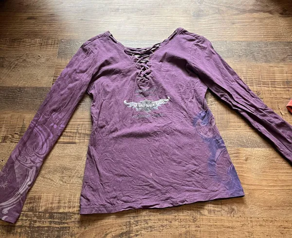 Harley Davidson Vintage Graphic Long sleeve Tee - Image 4