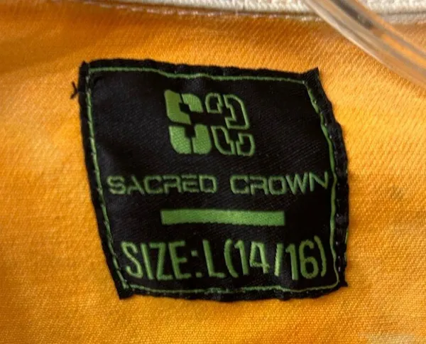 Sacred crown tie dye jacket size L (14/16)) Size L - Image 3