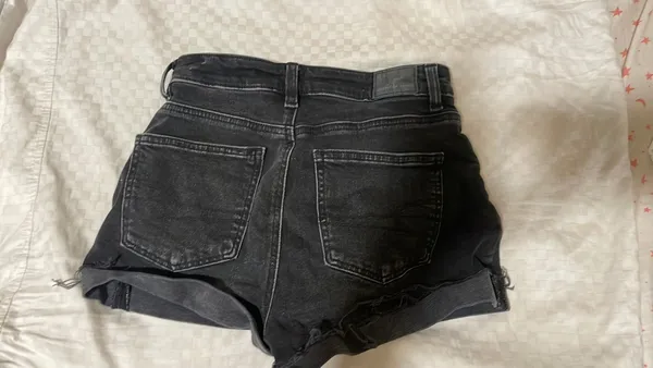 American Eagle Outfitters Mom Jean Shorts (Black) - Image 5