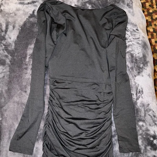 Princess Polly Santanna Mini Dress in Black Size 2 New with tag - Image 9
