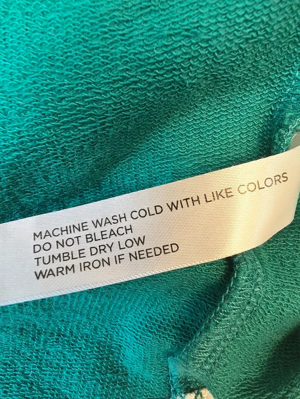 {XS/S} Tuckernuck Tnuck Sport Green And White Terry Farah Pullover Top - Image 10