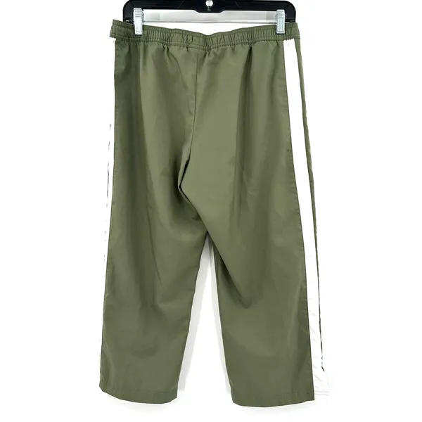Nike size medium fit dry‎ line green pants white side stripes pockets - Image 2