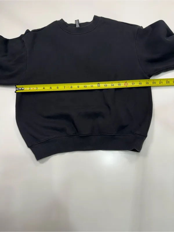 SKIMS Black Crew Sweatshirt - Image 4