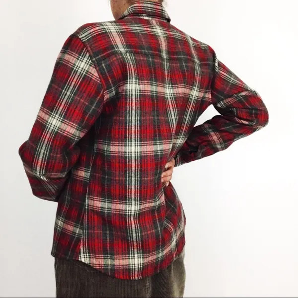 Vintage POLO Jeans Co. Ralph Lauren Quilted Plaid Jacket | Size S - Image 4