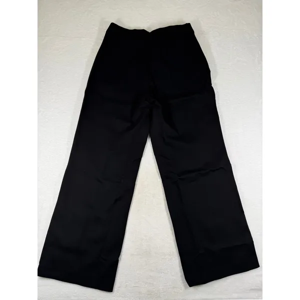 Quince Ultra-Stretch Ponte Trouser Black Wide‎ Leg Pants Womens Size 10 LB70749 - Image 9
