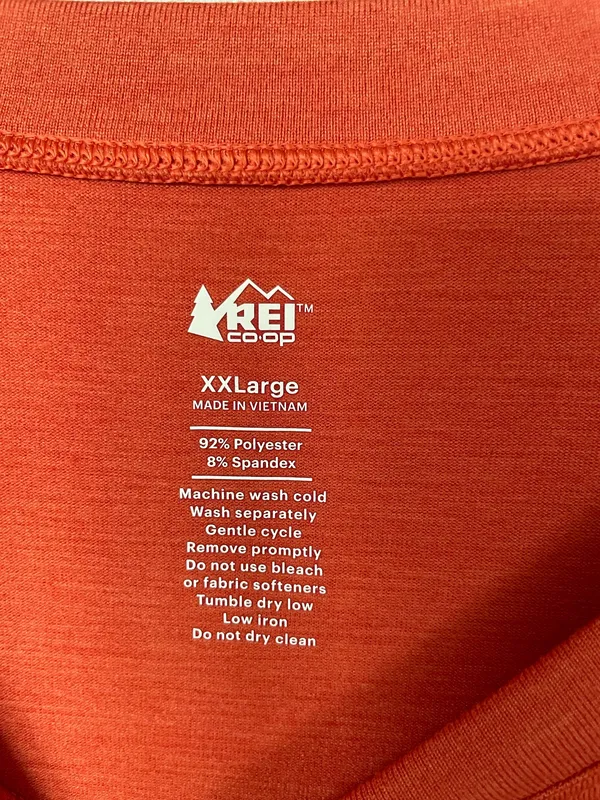 REI Co-op Pullover Men’s Red Crew Neck Long Sleeve Base Layer Size XXL - Image 4