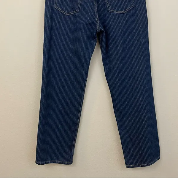 Anthropologie Levi’s Women’s Baggy‎ Pinstriped Dad Jeans Size 30x30 - Image 11