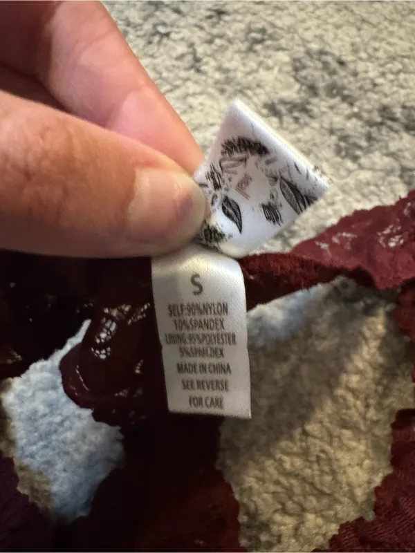Wishlist Wine Lace Racerback Bralette - Image 3